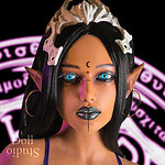 Climax Doll ›Olga‹ demon/elf head - silicone