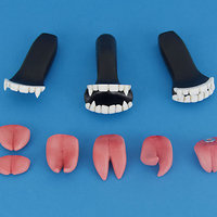 Tongue & Teeth Set Vampire Edition - Image courtesy of VonRubber