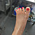 Red toe nails on a JY-153 - factory photo