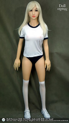 D4E-155 body style with ›Li‹ head by Doll Forever / skin tone ›white‹