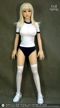 D4E-135 body style with ›Xi‹ head by Doll Forever / skin tone ›white‹