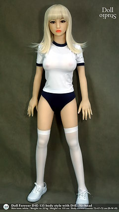 D4E-135 body style with ›Xi‹ head by Doll Forever / skin tone ›white‹