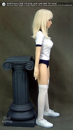 D4E-135 body style with ›Xi‹ head by Doll Forever / skin tone ›white‹