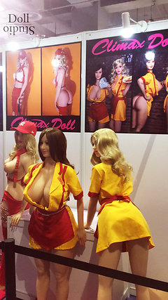 Climax Doll at China adult-care expo 2017