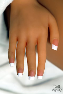 Finger nails with Pink French Manicure