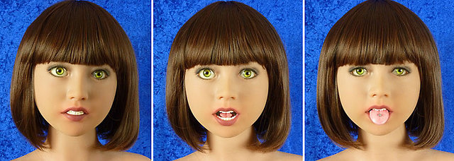 VonRubber Tongue & Teeth Set: different teeth styles / Model: Svetlana
