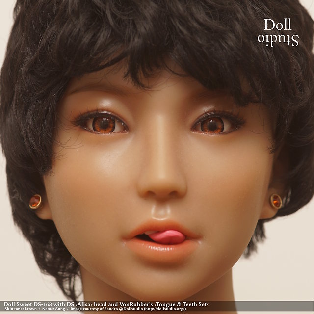Doll Sweet DS-163 with DS ›Alisa‹ head and Von Rubber's ›Tongue & Teeth Set‹