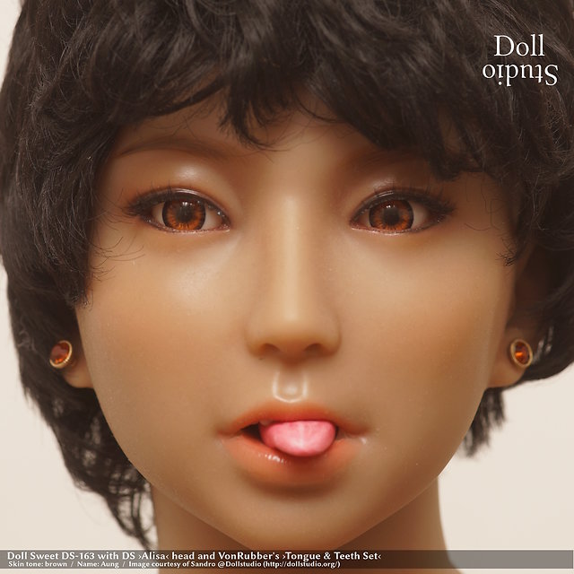 Doll Sweet DS-163 with DS ›Alisa‹ head and Von Rubber's ›Tongue & Teeth Set‹