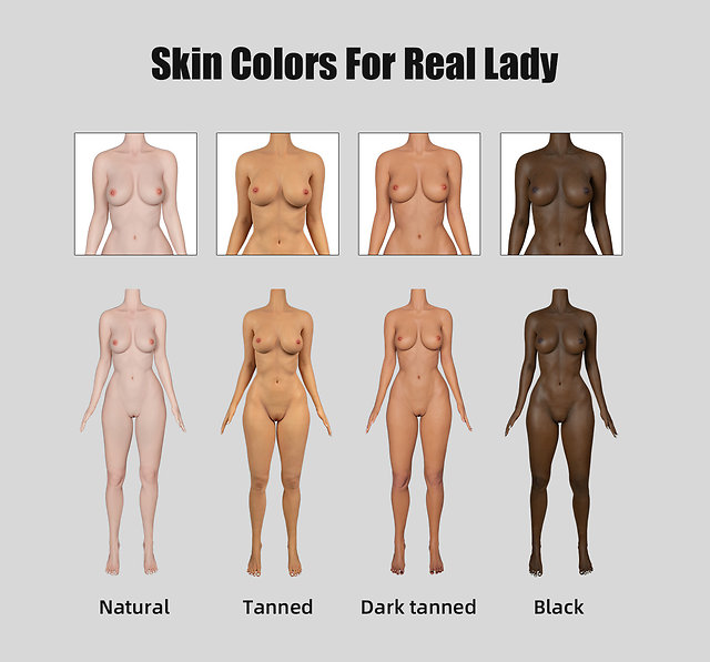 Real Lady RL-S170/D - skin colors