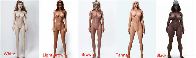 Irontech Doll skin colors (2019)