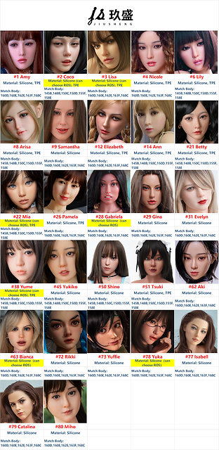 All Jiusheng Doll heads (as of 01/2024)