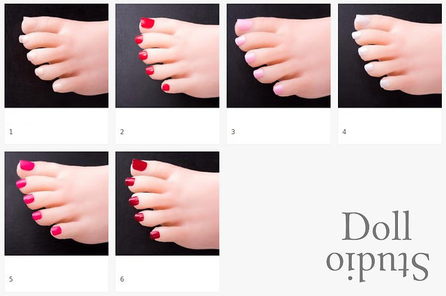 Sino-doll toe nail colors (as of 05/2019)