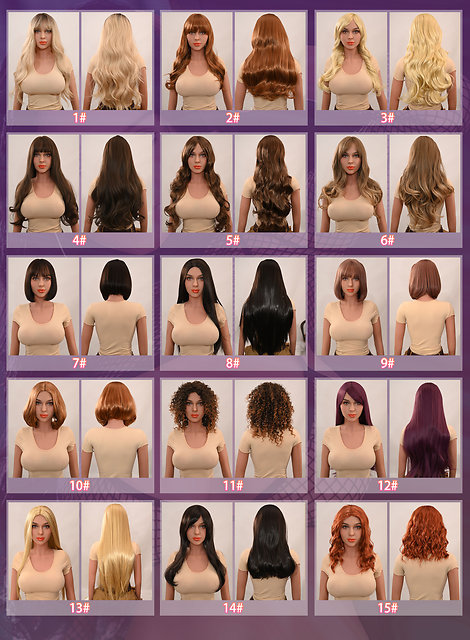 WM Doll wig collection (as of 12/2021)